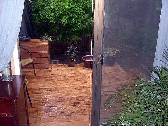 Deck off master bedroom