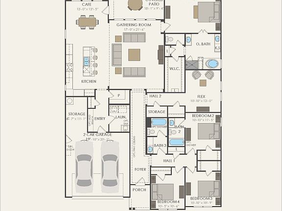 First Floor 4 br 3 ba