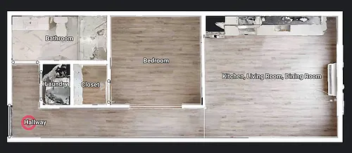 Floor plan One Bedroom