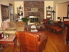 Formal Living Room with Fireplace