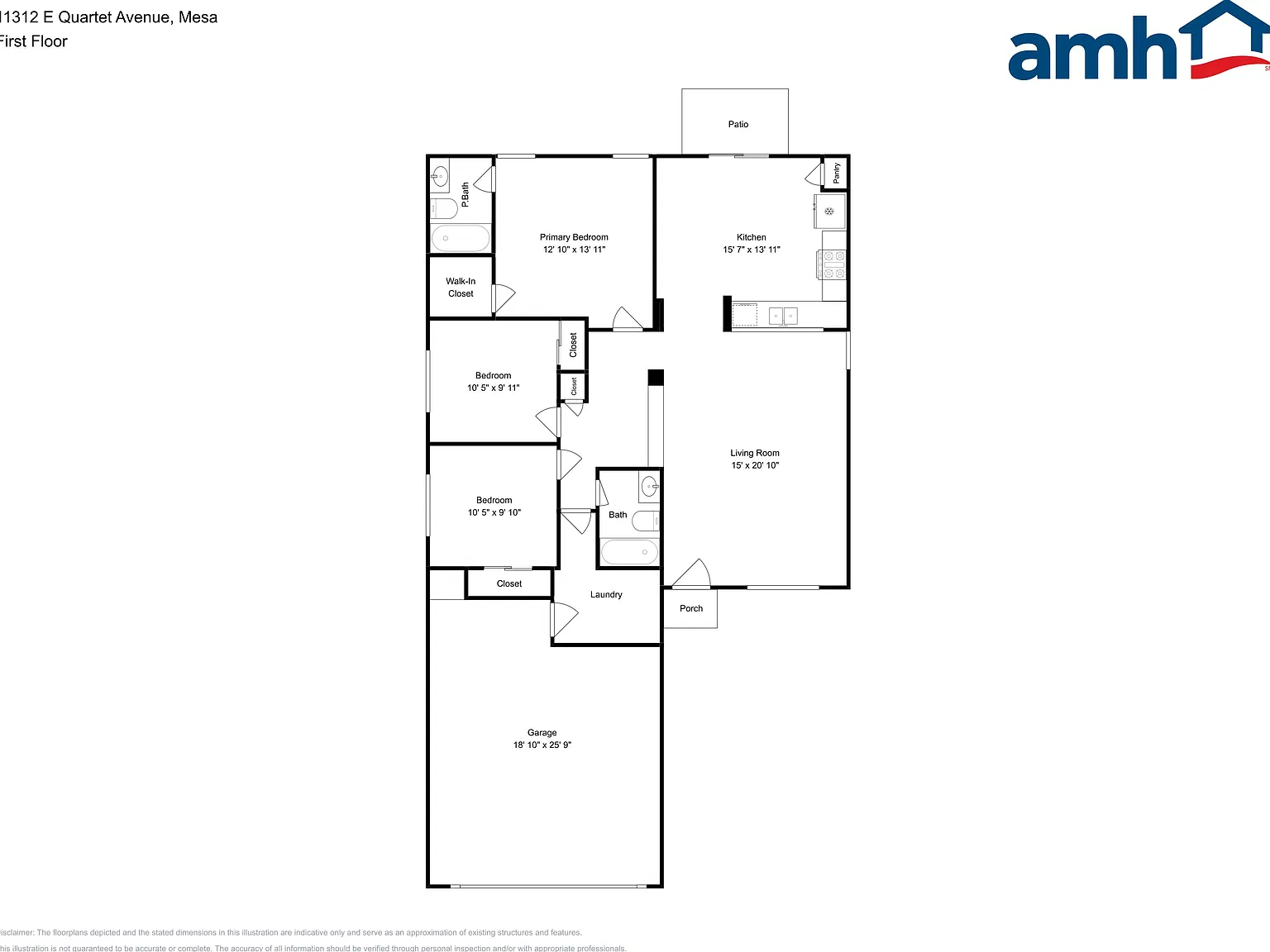 3 bed, 2.0 bath, 1303 sqft, $1,980 — Photo 2