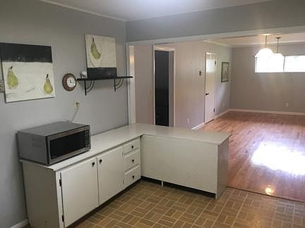 Kitchen and Dining Room. Far door is the laundry room.