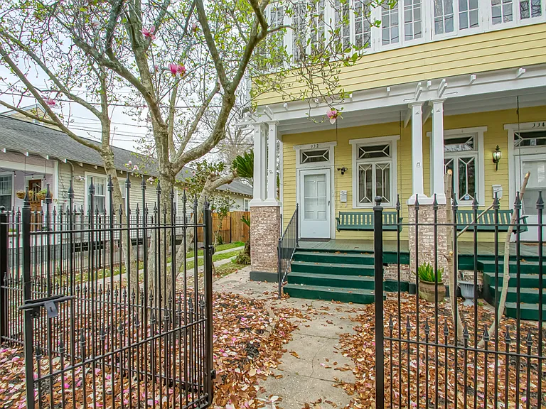 Front View Through Iron Gate (Gate can be locked).