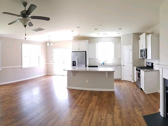 Great room and kitchen