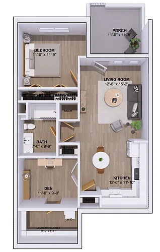 Floor plan 5A-1N