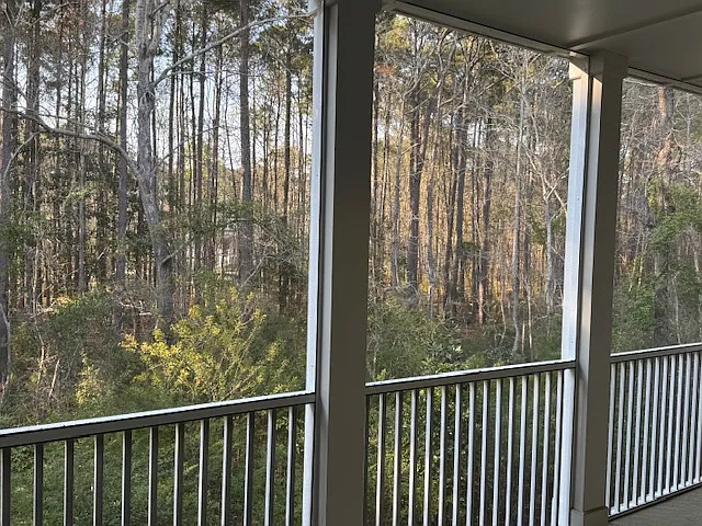 large screened porch