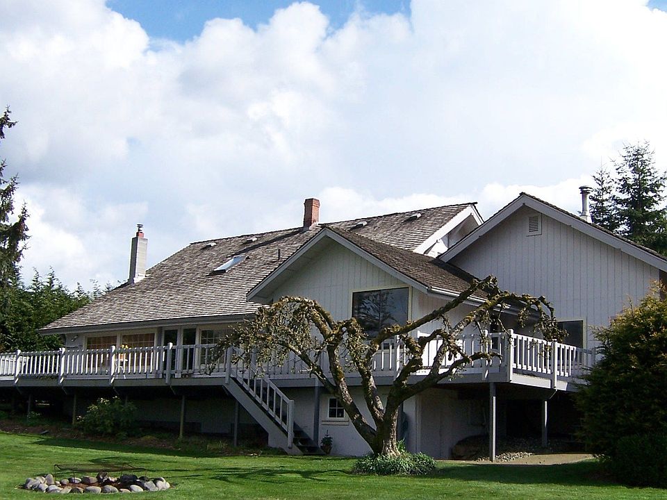 North side of house