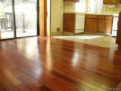 Beautiful floor in Dining Room, Access to Spacious Rear Deck