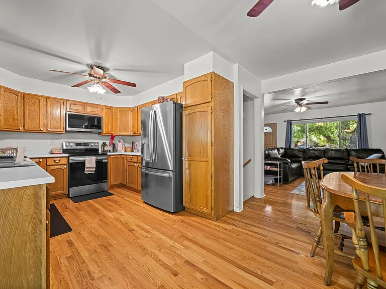 Kitchen and dining room