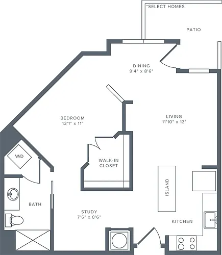 Floor plan S03D Renovated