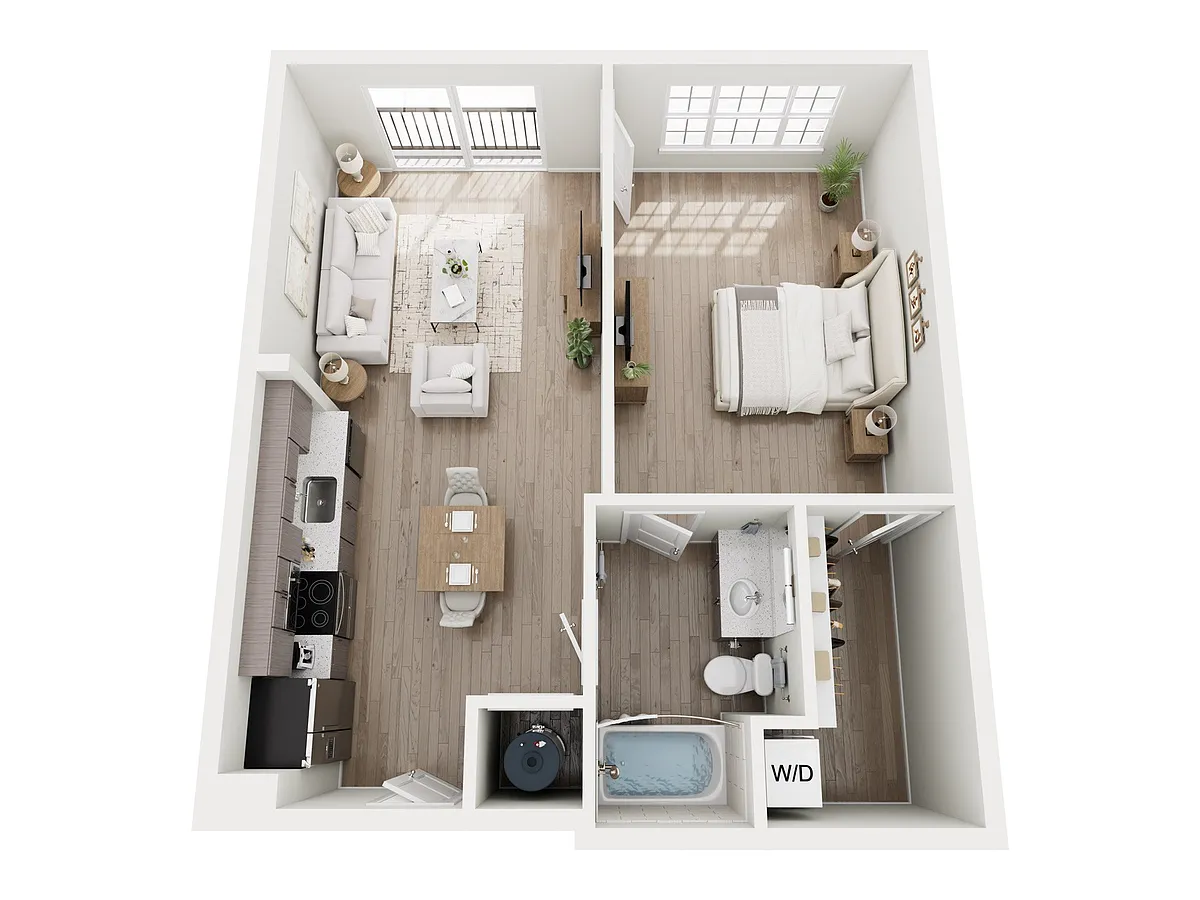 Floor plan 1B3b