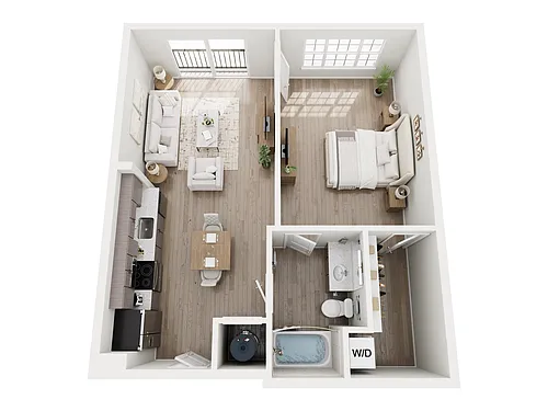 Floor plan 1B3b