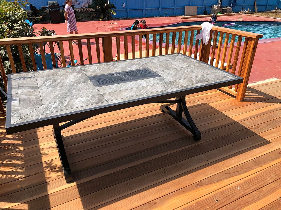 Brand new deck near pool