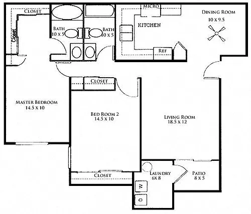 Floor plan Catalina Island