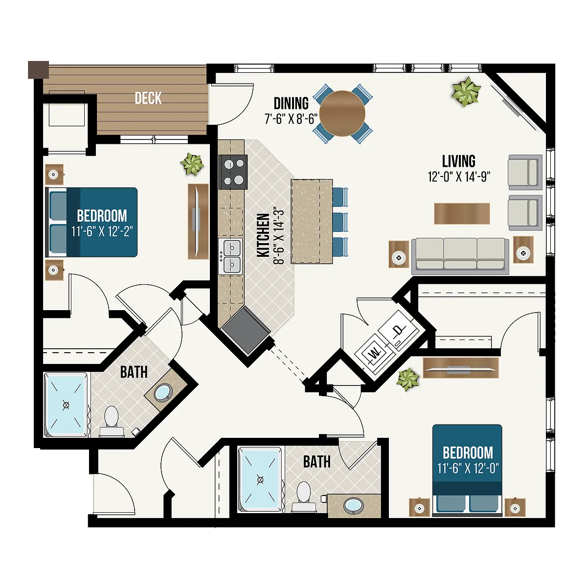 Floor plan Dublin I