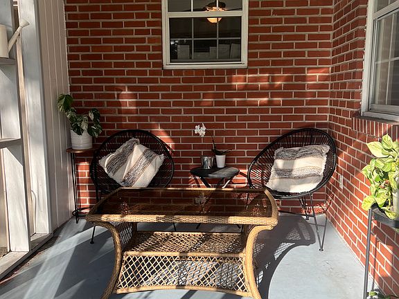 Screened front porch