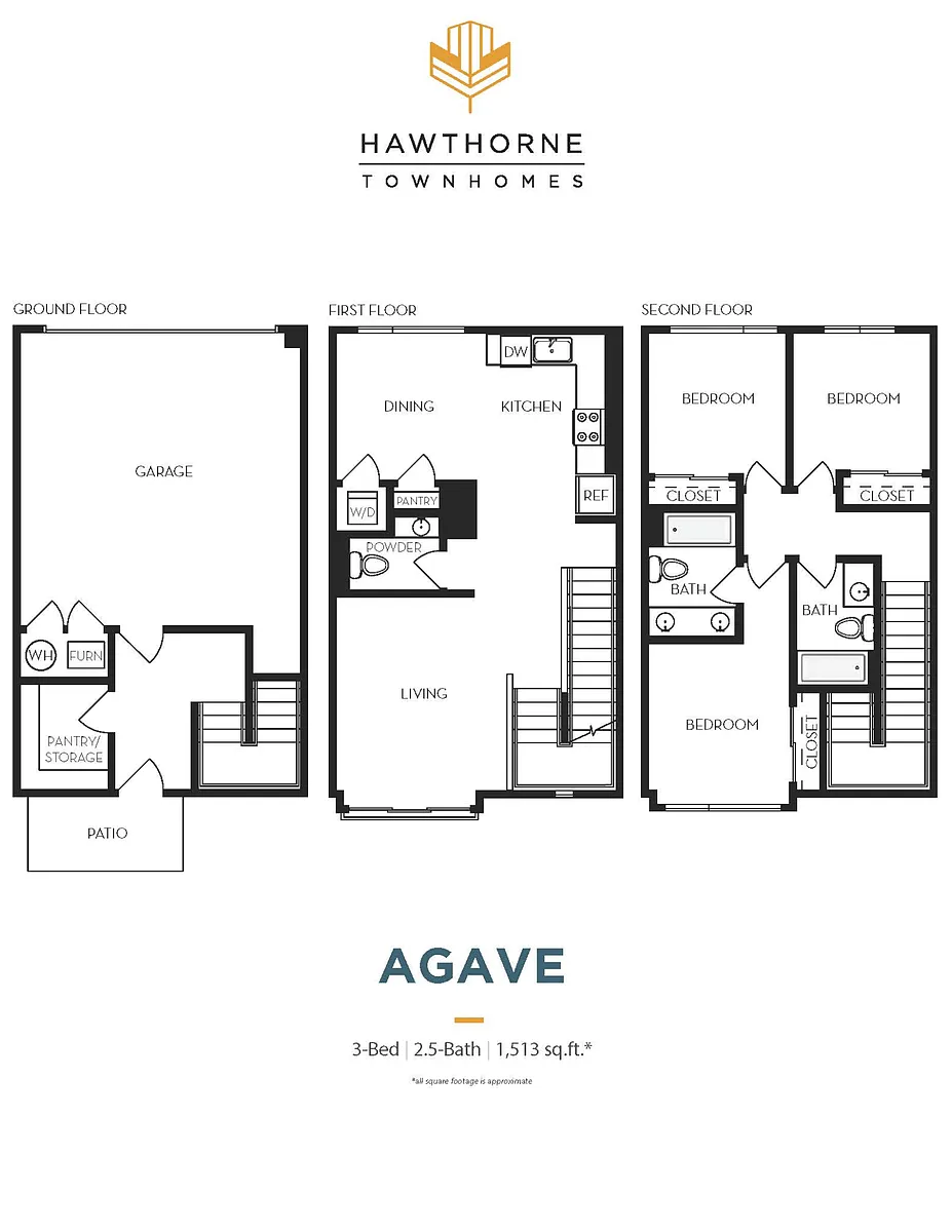 Floor plan Agave - M (3s)