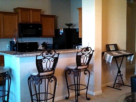 I love how this kitchen opens into the family room.