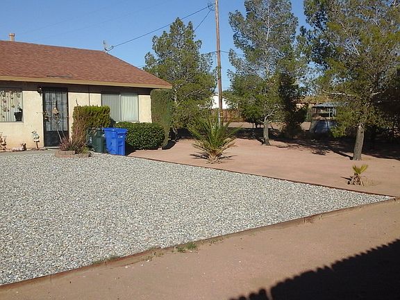 Landscaped yard