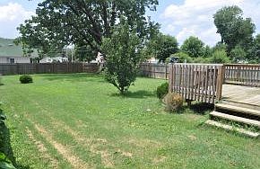large back yard