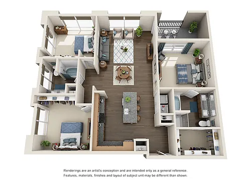 Floor plan C1A