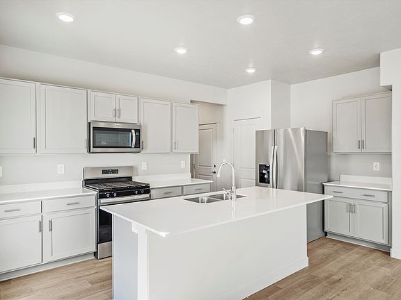 The Sunset floorplan interior image taken at a Meritage Homes community in Eagle Mountain, UT.
