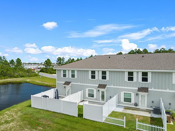 Your townhome is second from the left with a fenced in back yard.