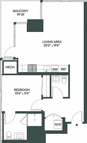 Floor plan 1G