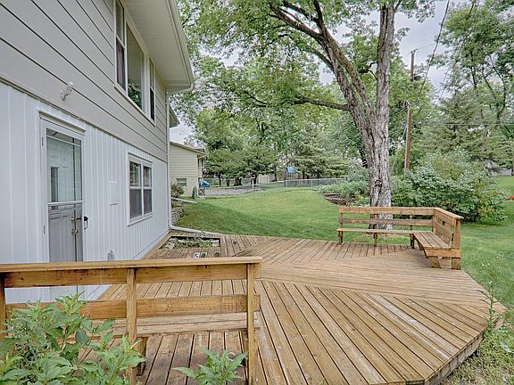 Large back yard deck