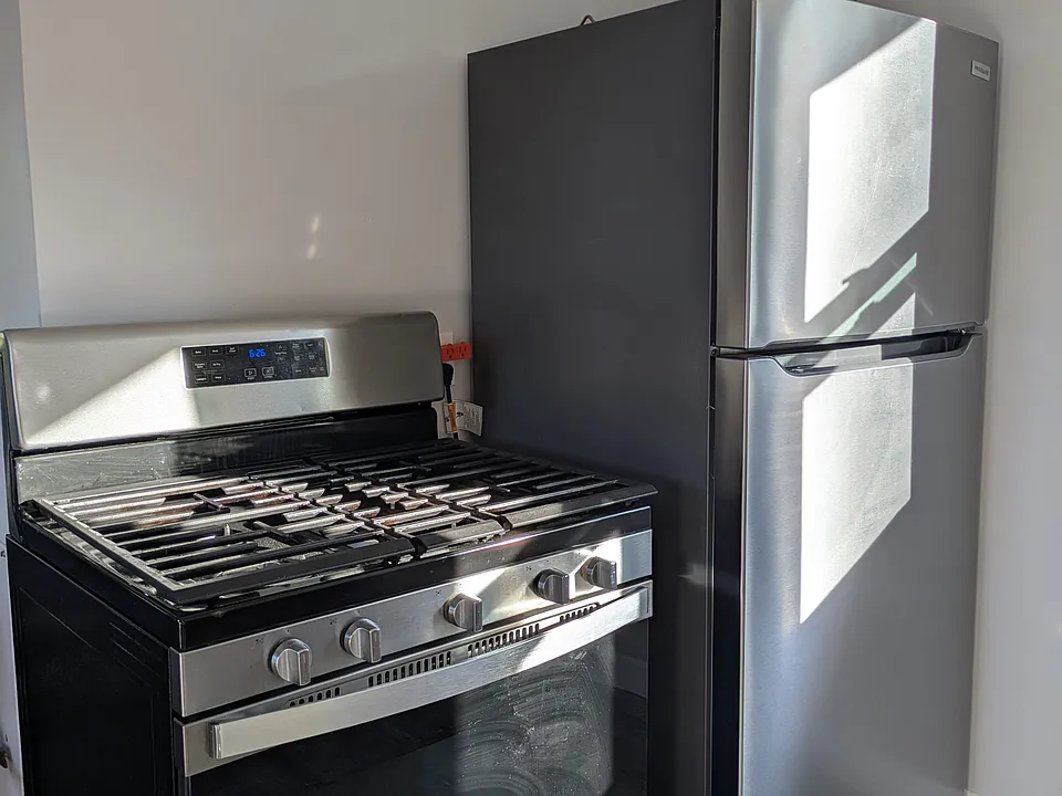 Gas Stove, Fridge