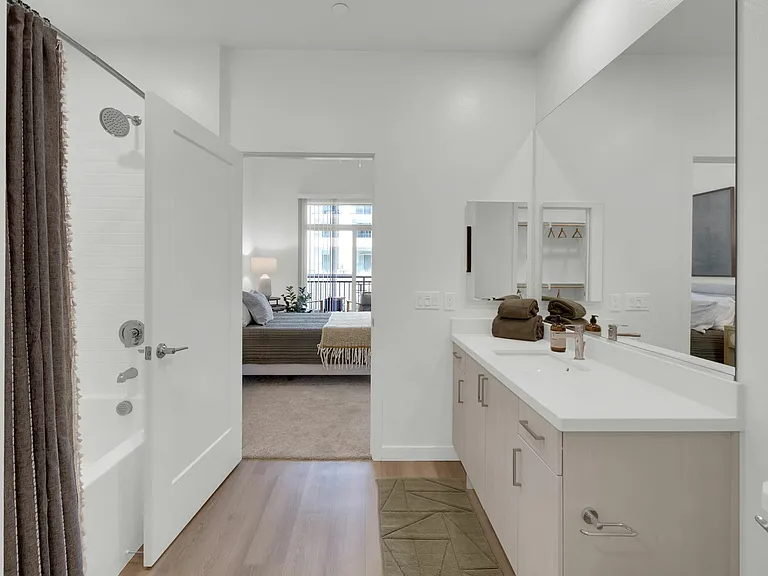 Open floor plans with bright lightening at Enclave H