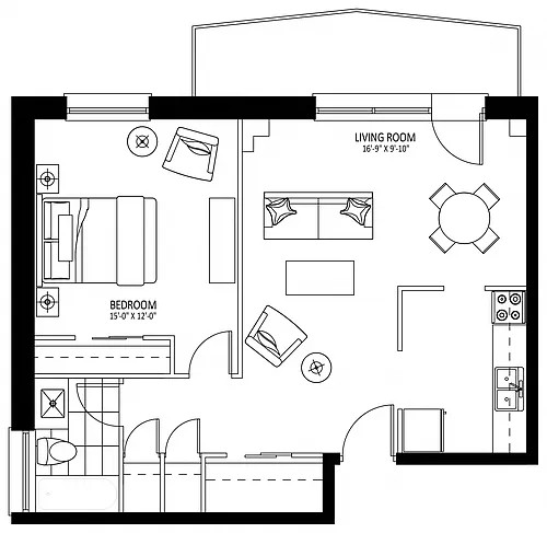 Floor plan 2336 Weston - Plan I