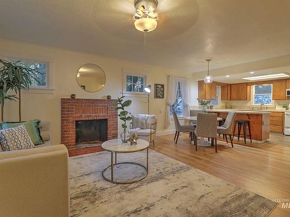 Open Living and Dining room