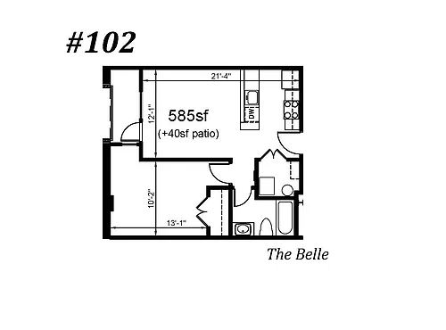 Floor plan Belle