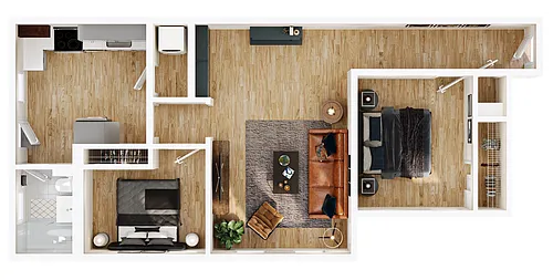 Floor plan 2 Bedroom
