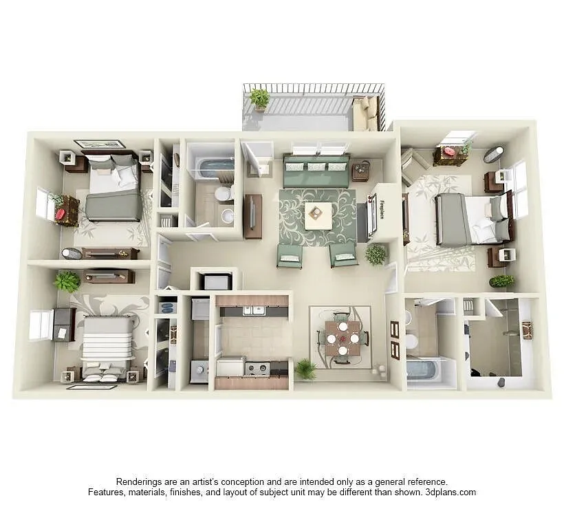 Floor plan The Kensington