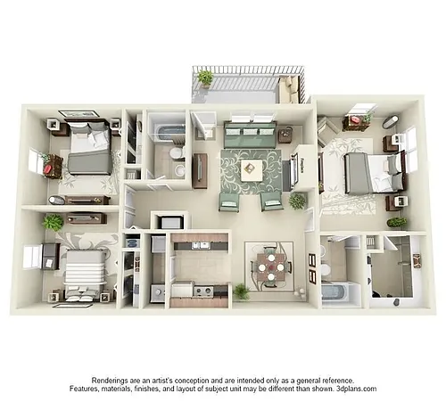 Floor plan The Kensington