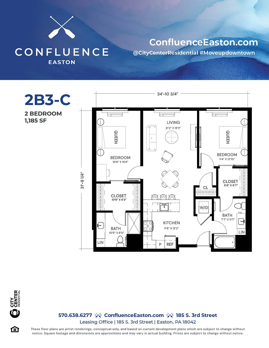 Floor plan 2B3-C