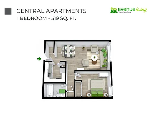 Floor plan 304