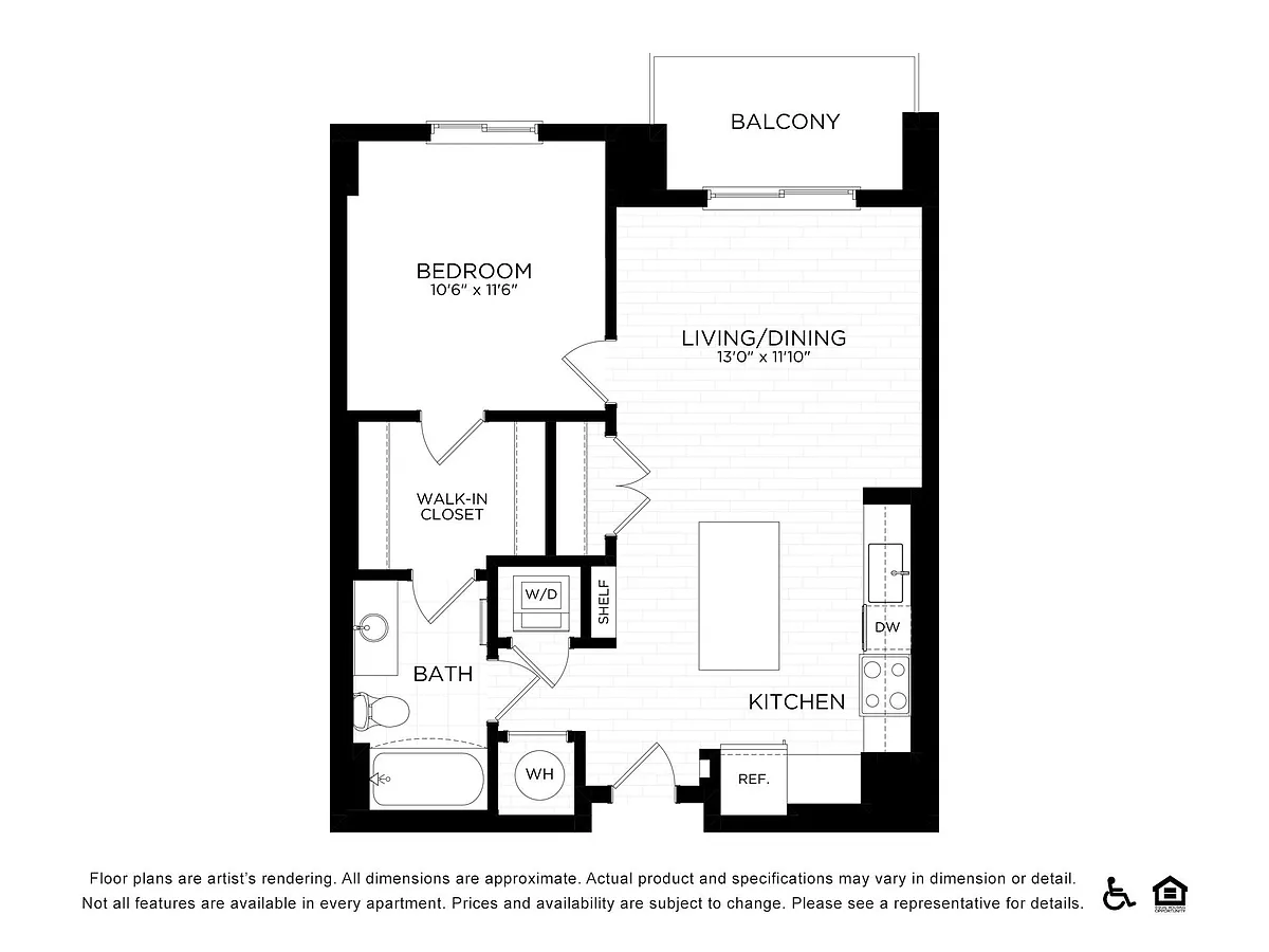 Floor plan A1E