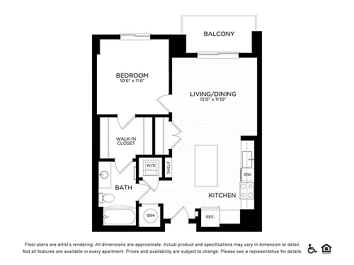 Floor plan A1E