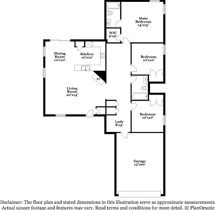 3 bed, 2.0 bath, 1450 sqft, $2,125 — Photo 2