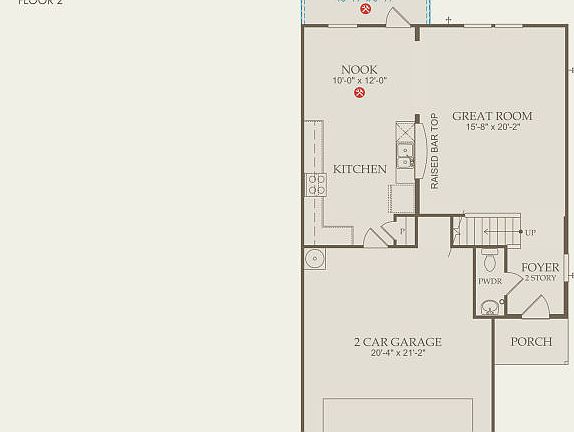 Springfield Floor Plan, Quick Move-In Home, Floor 1
