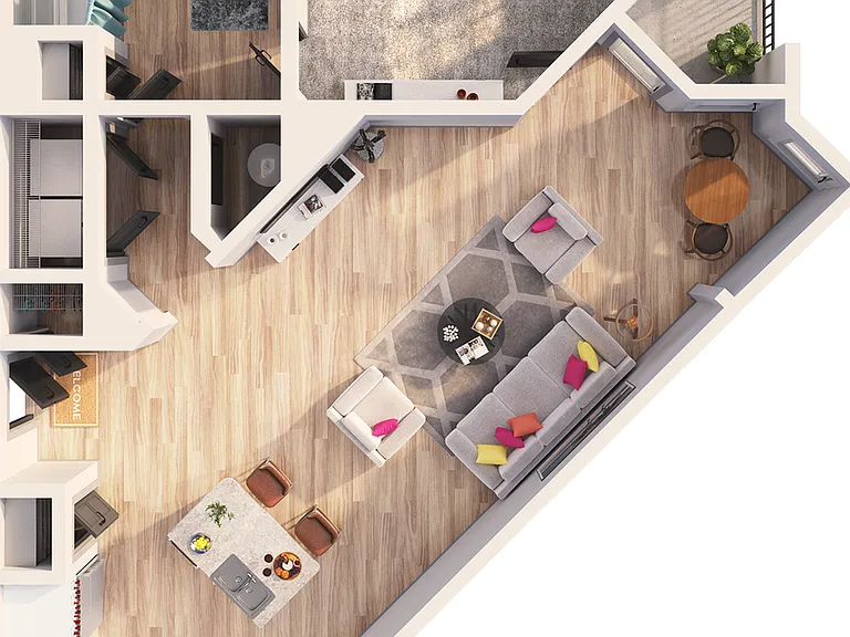 Botanic at Ingleside- A1E Floorplan Botanic at Ingleside- A1E Floorplan