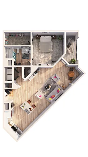 Floor plan A1E