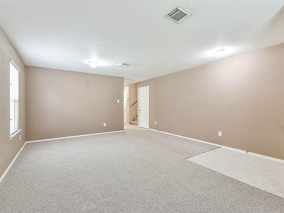 The space can accommodate a large dining table for holiday family gathering.