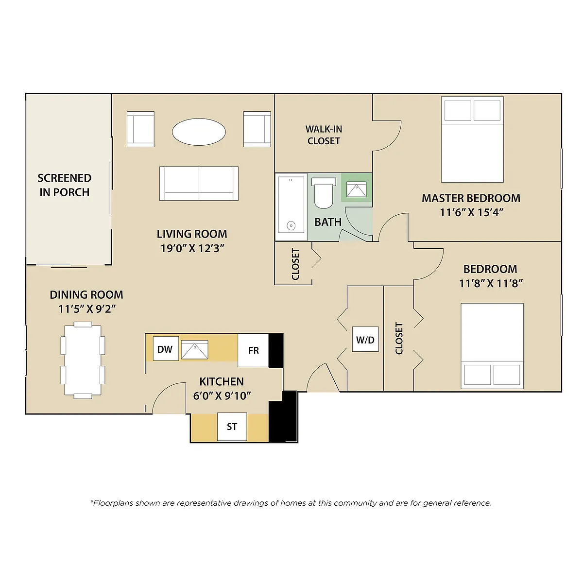 Floor plan Mezza Luna