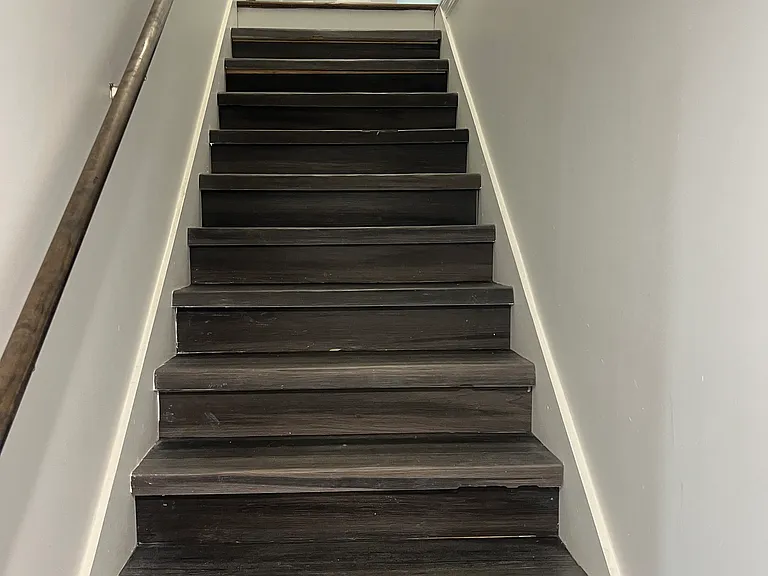 Stairs leading down to your new home