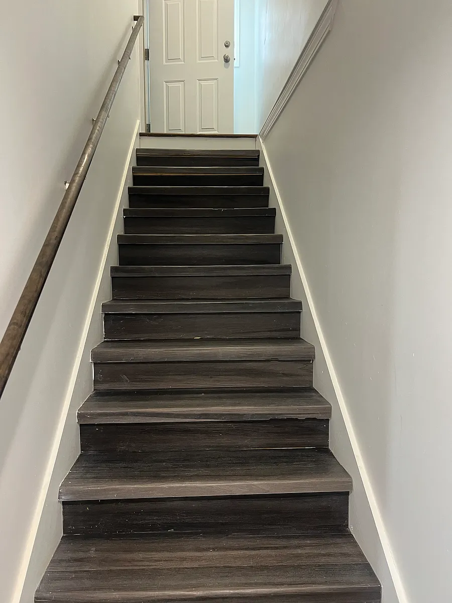 Stairs leading down to your new home - 4447 W Van Buren St #G