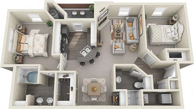 Floor plan Caravaggio